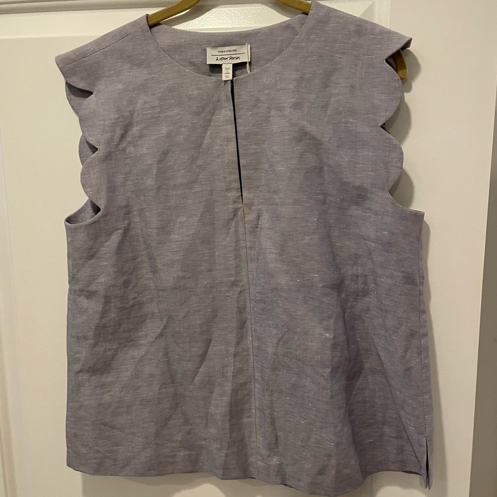 & Other Stories blue-grey top!